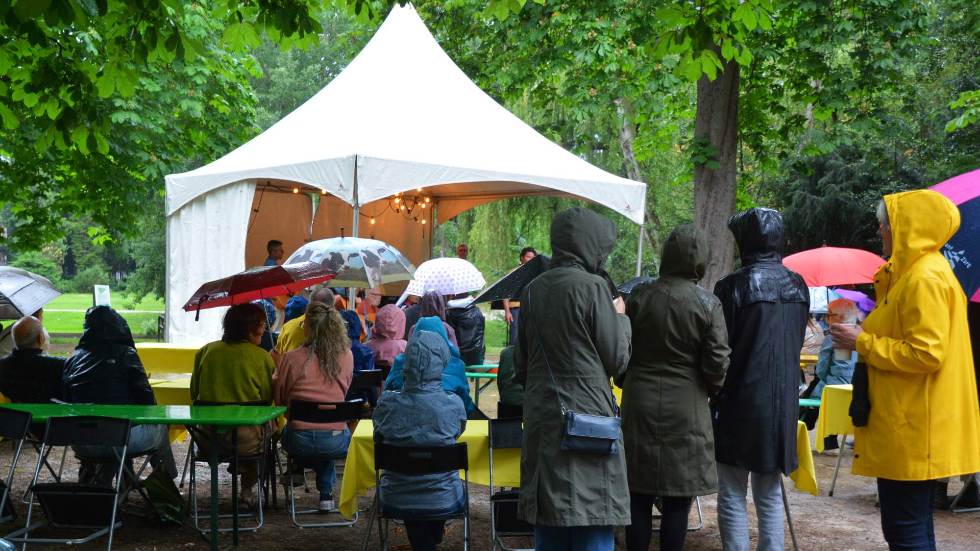 Wilhelminapark versiert het weekend